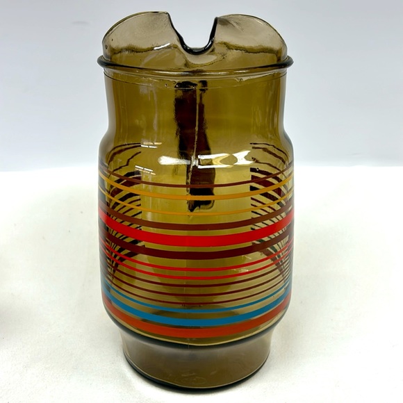 Vintage Dominion Glassware 2.5L Pitcher and matching set of 5 175ml tumblers - Picture 3 of 11